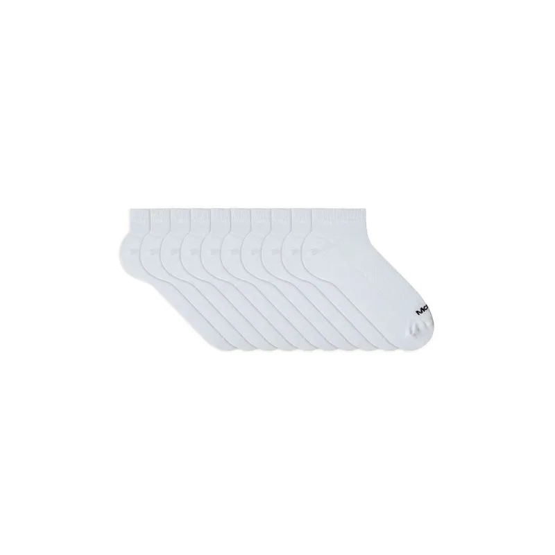 Kit 10 Pares Meia Sapatilha Masculina Branco 34-38