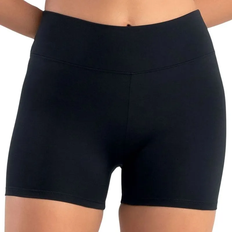 Shorts Fitness com Bolsos Cintura Alta Mash