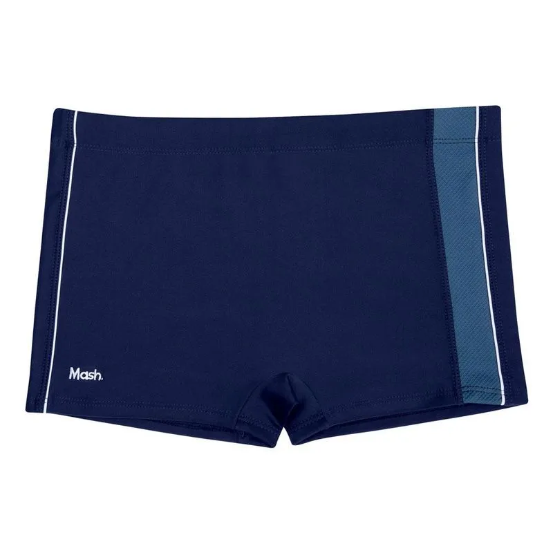 Sunga Boxer Com Recorte - Azul Marinho - P