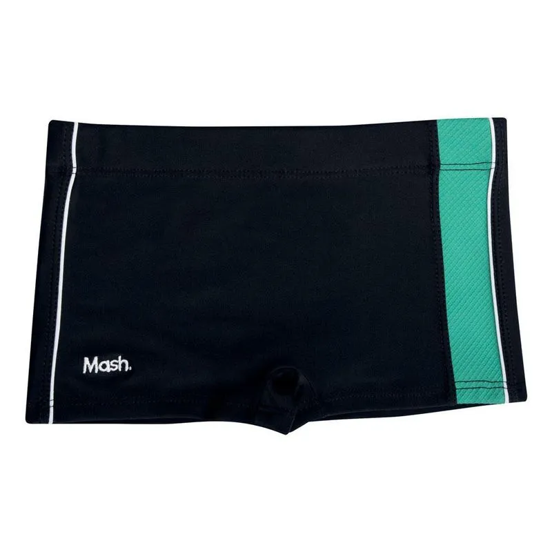 Sunga Boxer Lisa Com Recorte Infantil - Preto - P