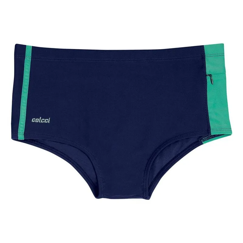 Sunga Colcci Lisa Com Recorte E Bolso Azul Marinho G