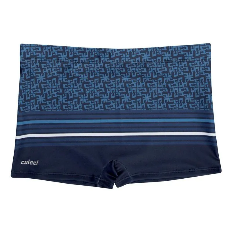 Sunga Boxer Estampada Com Listras Colcci - Azul Marinho - P
