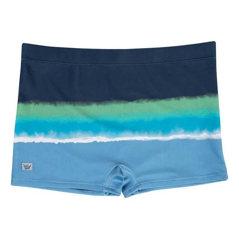 Sunga Boxer Hang Loose Estampa Tie Dye Azul Marinho Gg