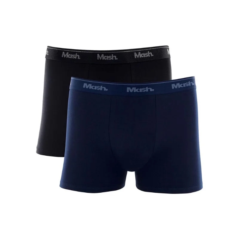 Kit 2 Cueca Boxer Cotton Preto 02 G