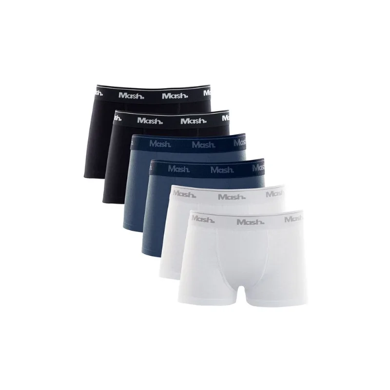Kit 6 Cuecas Boxer Algodão Infantil Sortido 02 G