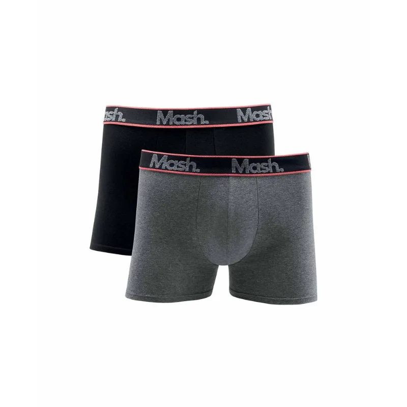 Kit 2 Cuecas Boxer Cotton Preto GG