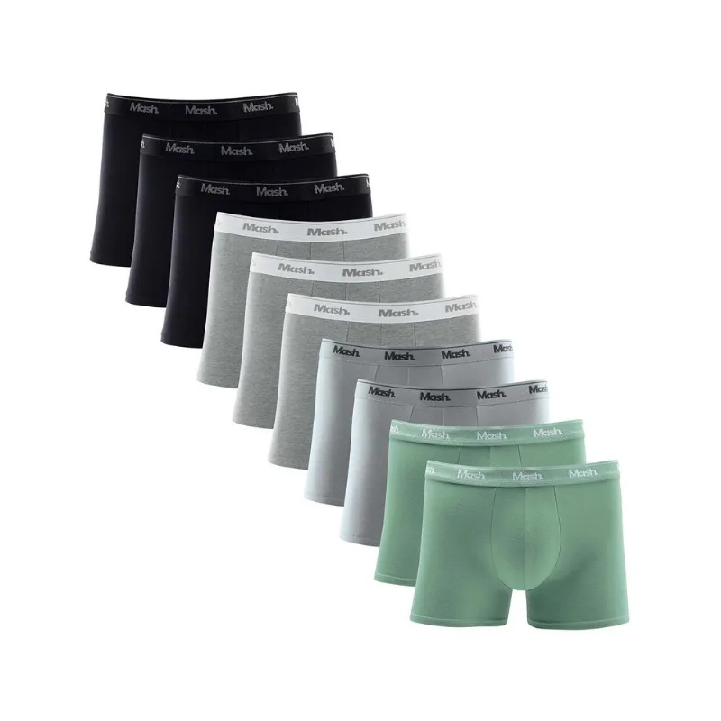 Kit 10 Cuecas Boxer Cotton Sortido 05 GG