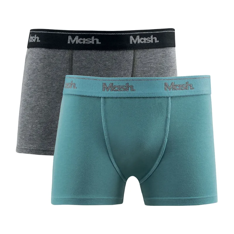 Kit 2 Cuecas Boxer Algodão Infantil Azul Diesel M