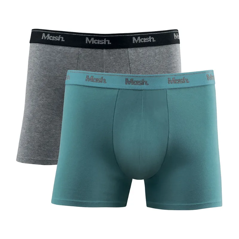 Kit 2 Cuecas Boxer Cotton Azul Diesel P