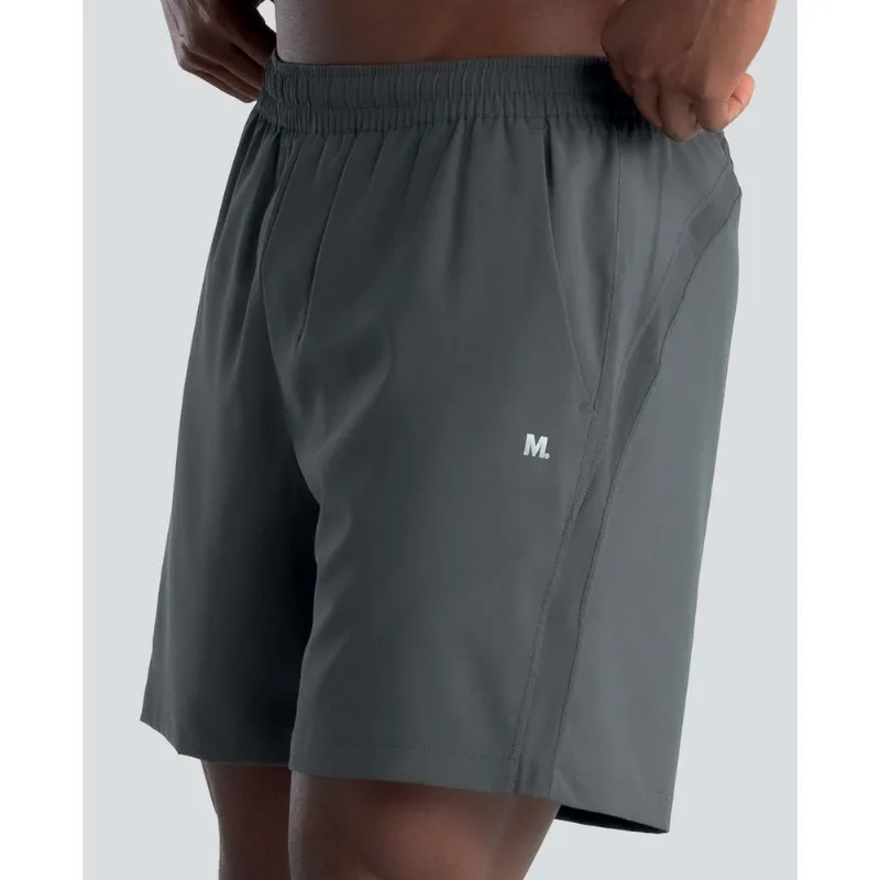 Shorts Treino com Bermuda Cinza Chumbo P