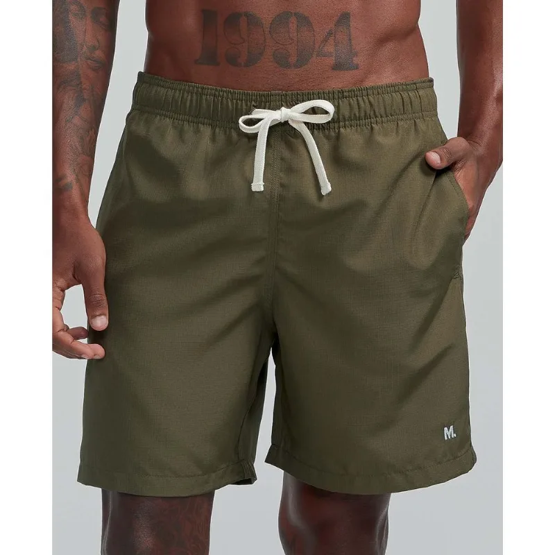 Shorts Ripstop Plus Size Verde Militar Escuro XXGG