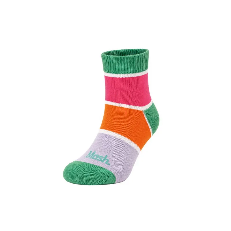 Meia Cano Cano Curto Infantil Verde Oliva 28-33