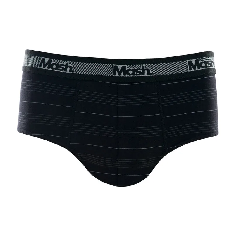 Cueca Mash Slip Listrada 173.15 Preto M