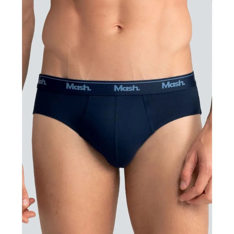 Cueca Slip Algodão Azul Marinho GG