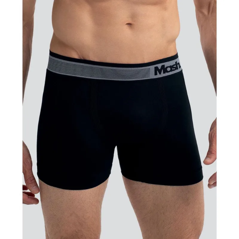 Cueca Boxer Microfibra sem Costura Preto M