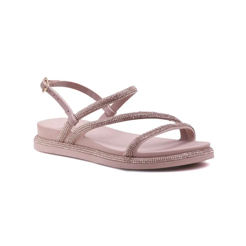 Sandalia Feminina yes Nude Club Lite Peach Elegância Suave