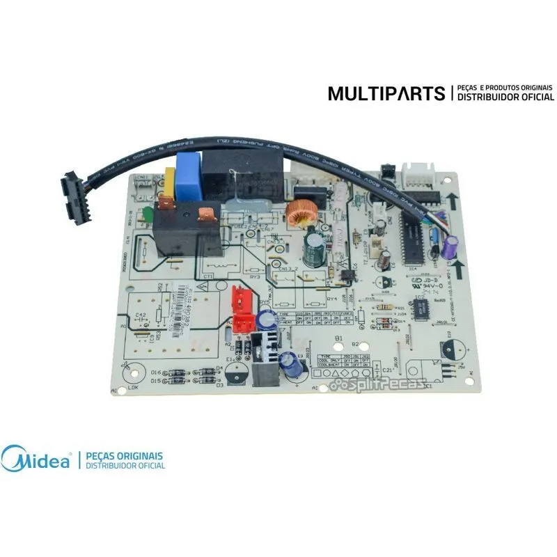 Placa Evap 201332490382 Ar Split Springer Midea 42FNCA12S5