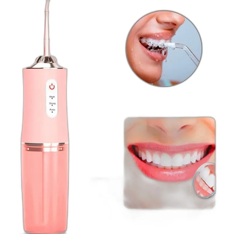 Limpador Bucal Portátil Jato Potente Limpeza Dental Dentes