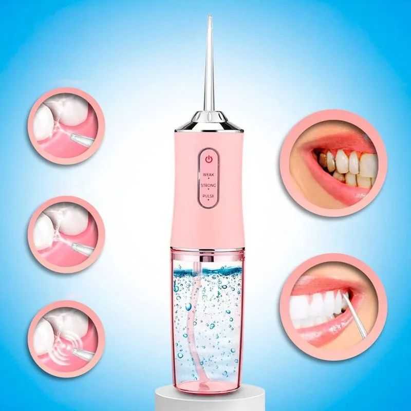Lavador Dental Portátil Bivolt Limpar Dentes Gengiva E