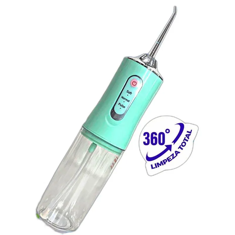 Limpador Bucal Portátil Recarregável Limpeza Dental Completa