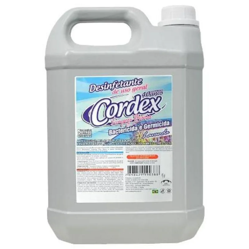 Desinfetante Lavanda - Bombona 5 Litros - Cordex
