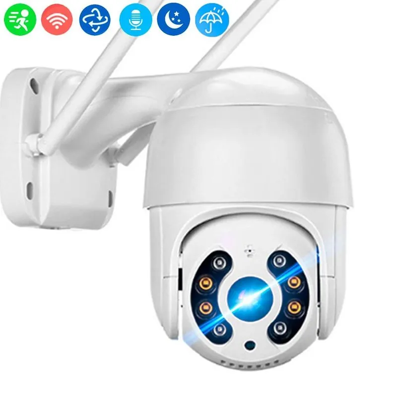 Speed Dome: Câmera Ip Wi-fi Externa Icsee Ptz Full Hd 5 Mp
