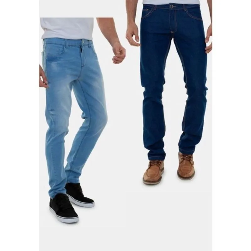 Kit Com 2 Calças Jeans Masculinas Versatti Veneza
