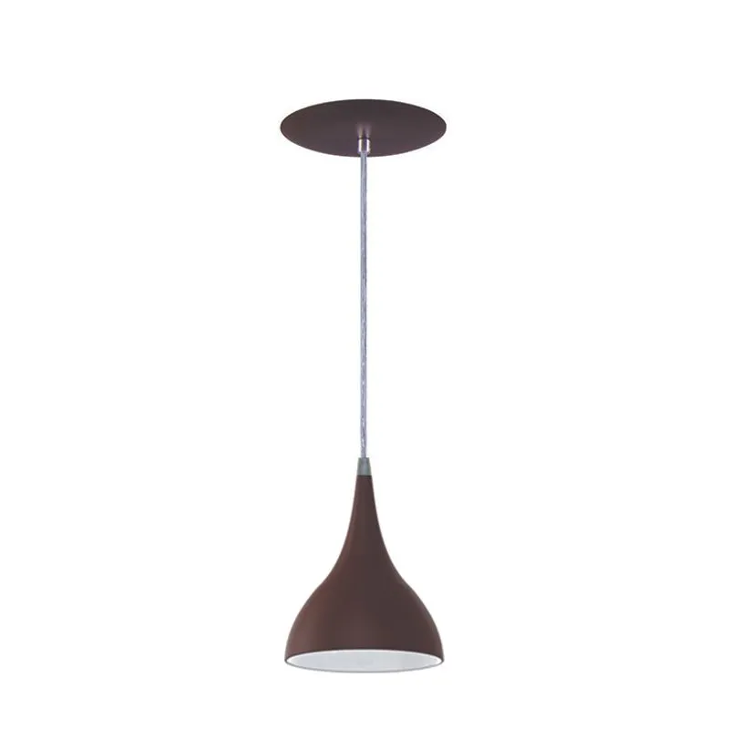 Luminária Pendente Gota Marrom
