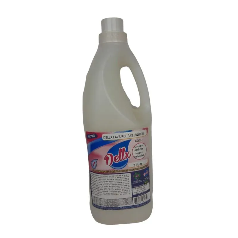 Sabão Liquido Concentrado Coco - 2 Litros - Dellx
