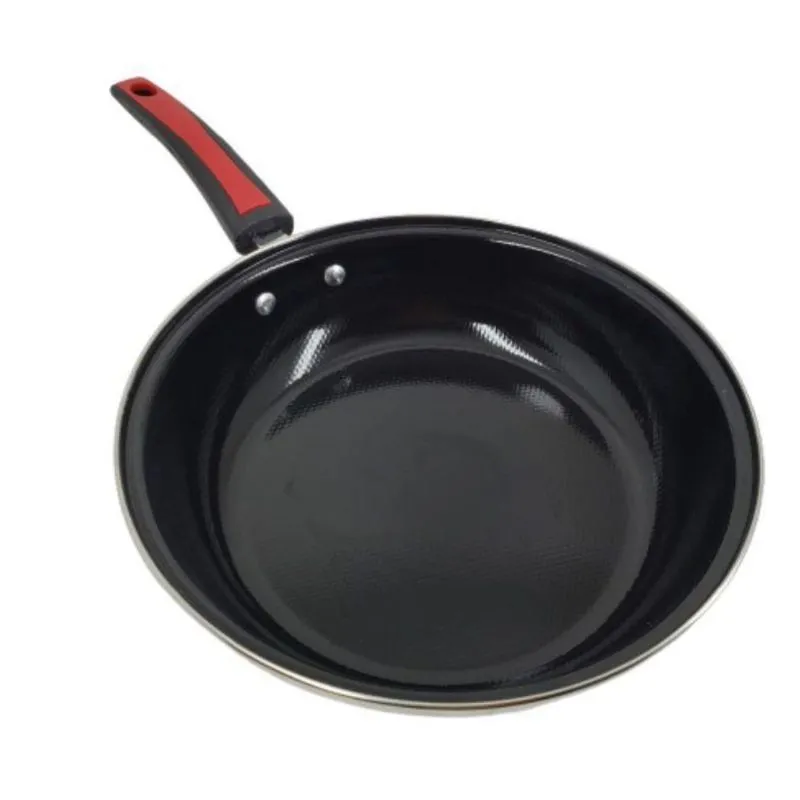Frigideira Funda Alumínio 24Cm Antiaderente Wok Em Casa Tem