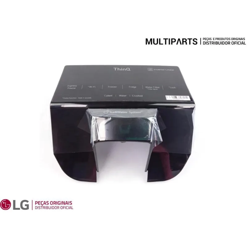 Conjunto Placa E Tampa Com Display Rf Lg Acq88651537