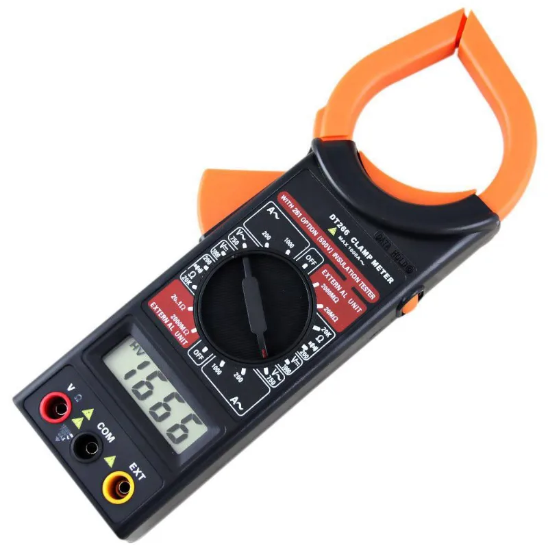 Alicate Amperimetro/ Multimetro Ultra Dt266 Com Estojo