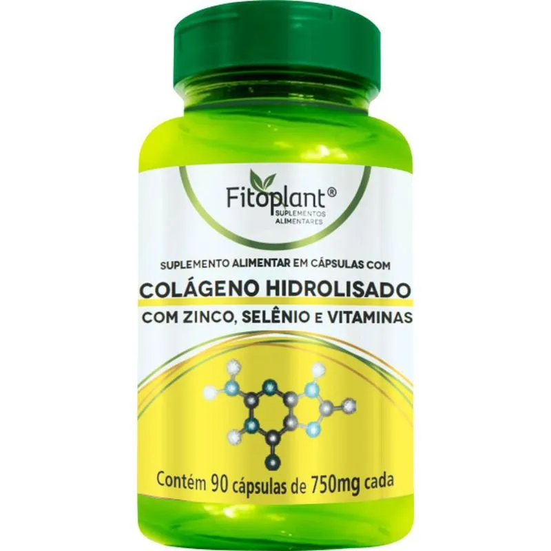 Colageno Com Vitaminas+minerais 750mg 90 Caps