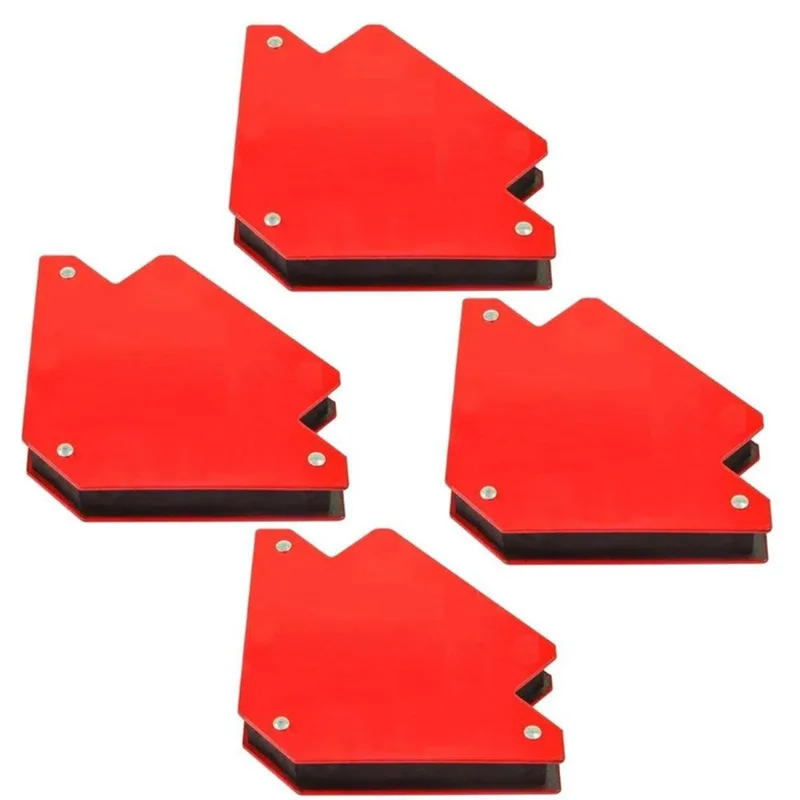 Kit 4 Esquadros Magnéticos Para Solda 11Kg 25Lb Charbs