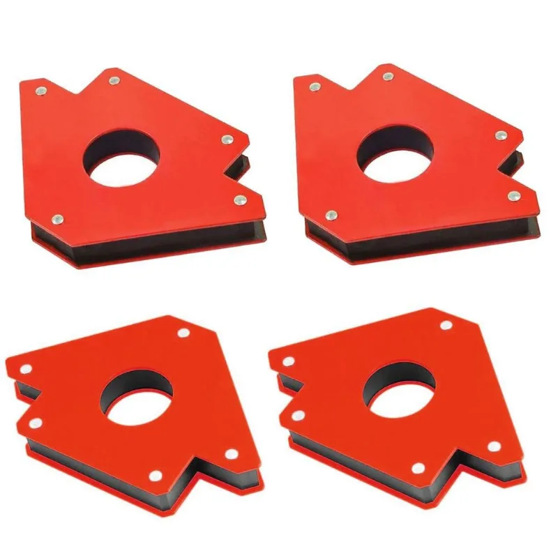 Kit 4 Esquadros Magnéticos Para Solda 34kg 75lb Charbs