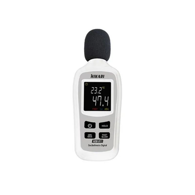 DECIBELIMETRO DIGITAL HIKARI MEDIDOR DE SOM PROFISSIONAL MINI PORTATIL