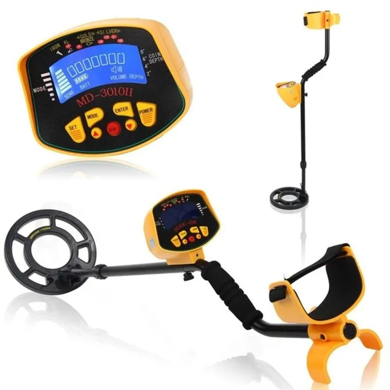 Detector De Metais MD3010II Profissional Com Display LCD