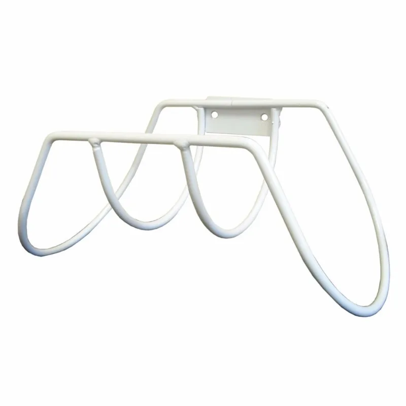 SUPORTE ORGANIZADOR PARA MANGUEIRA DE AGUA AÇO BRANCO JARDIM QUINTAL