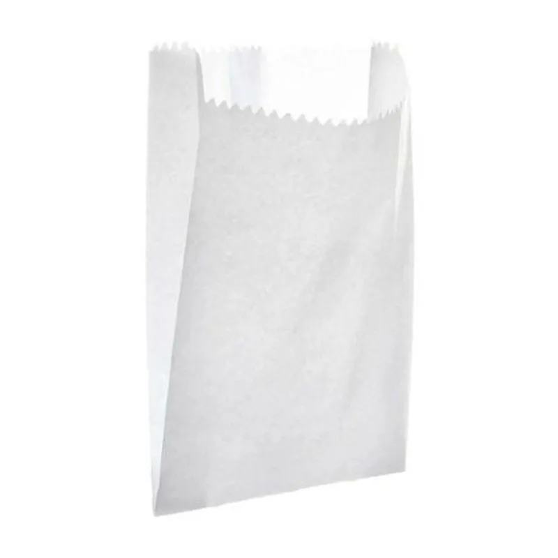 2000 Saco Papel Cereais Branco 1/2kg 10x17 Embale Bem (4pct)