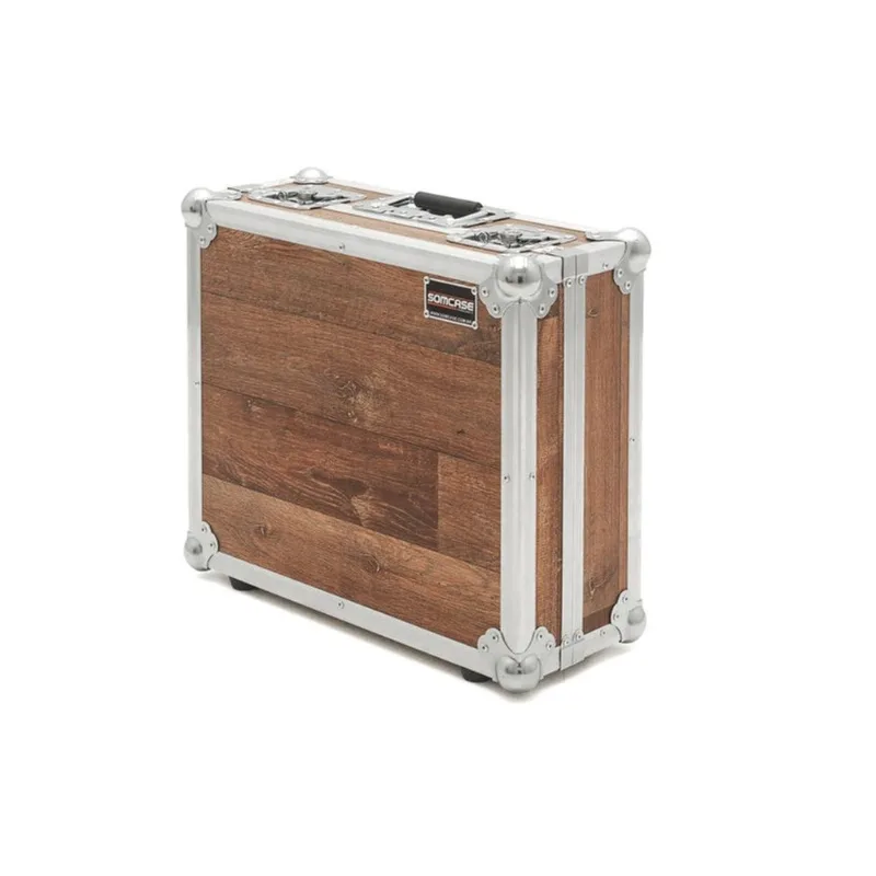 Hard Case Para Par De Toca Disco Technics Mk2 Vintage