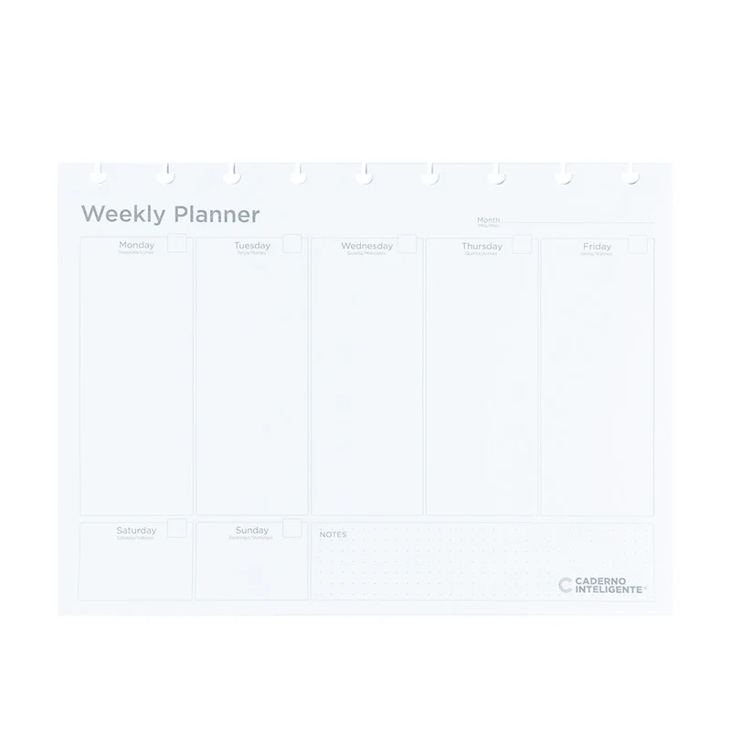 Refil Weekly Planner My Frame Médio / 120g