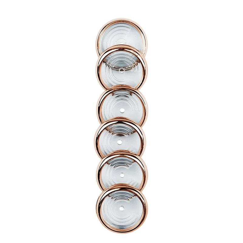 Discos + Elástico Rose Gold M
