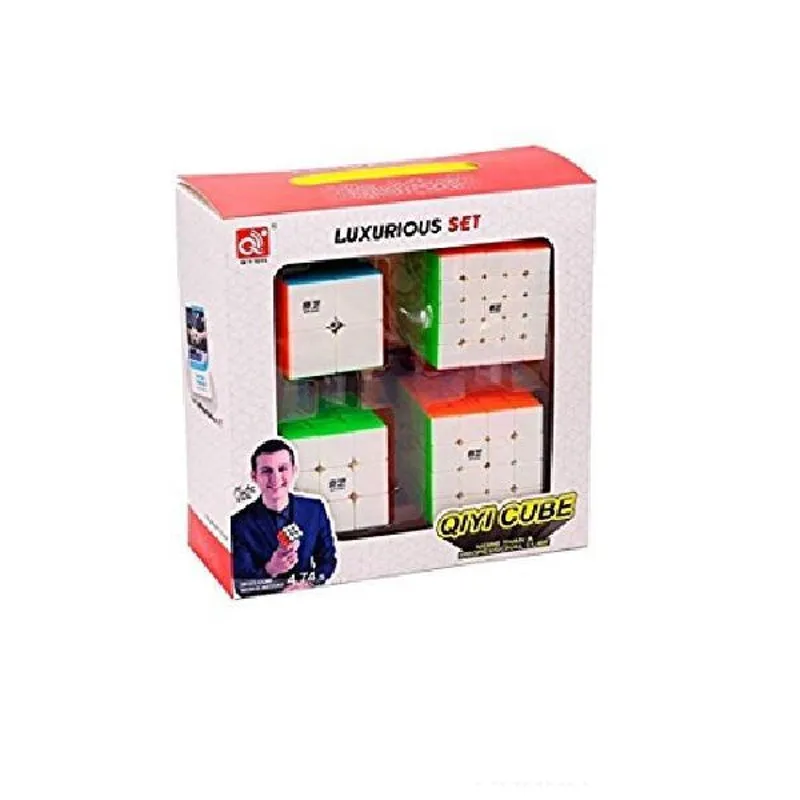 Kit Cubo Mágico Qiyi 2X2X2 3X3X3 4X4X4 5X5X5 Original Qi Yi