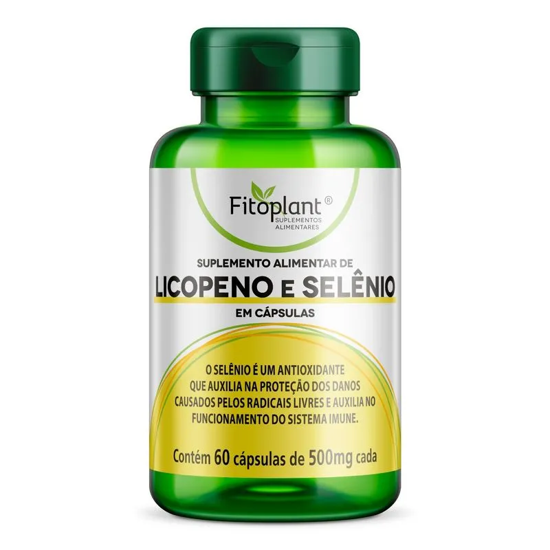 Licopeno + Selênio 750mg 60caps Fitoplant