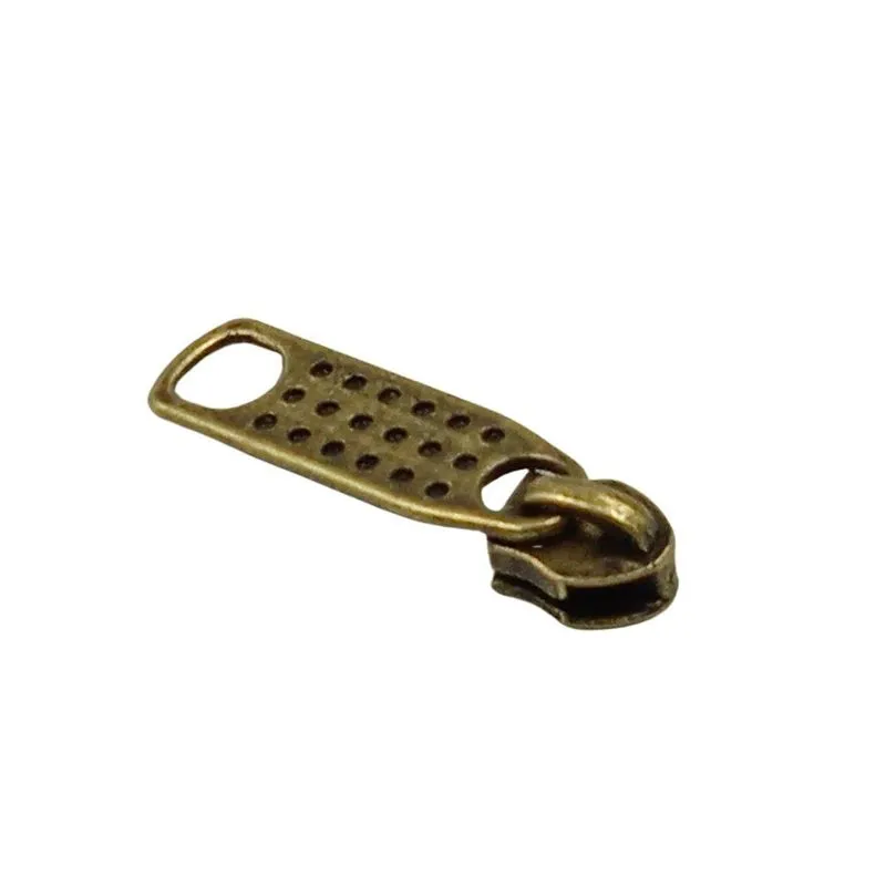Cursor P/ Zíper Retangular Nº 5 - 100 Und - Ouro Velho