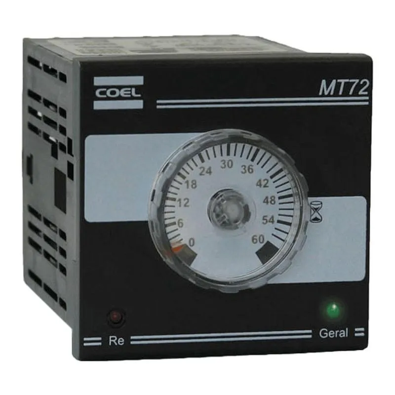 Relé De Tempo MT72WPR-IS-P Com Função Cíclica Ajustável Inox COEL 24 A 240VCA-CC Bivolt