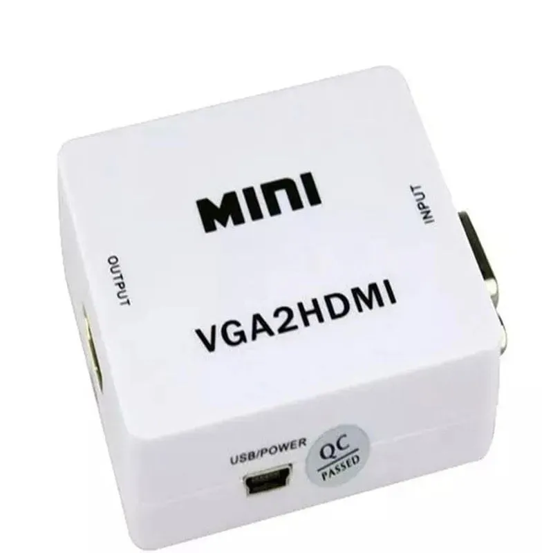 Conversor Mini Full HD 1080p VGA2HDMI