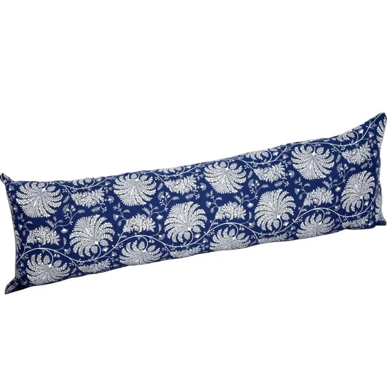 Fronha Para Travesseiro Corpo Percal 180 Fios Azul 140x45