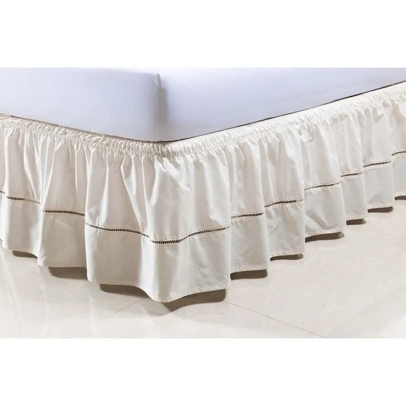 Saia Box Colchão Viúva 128X188X30Cm 100% Algodão 2 Elásticos