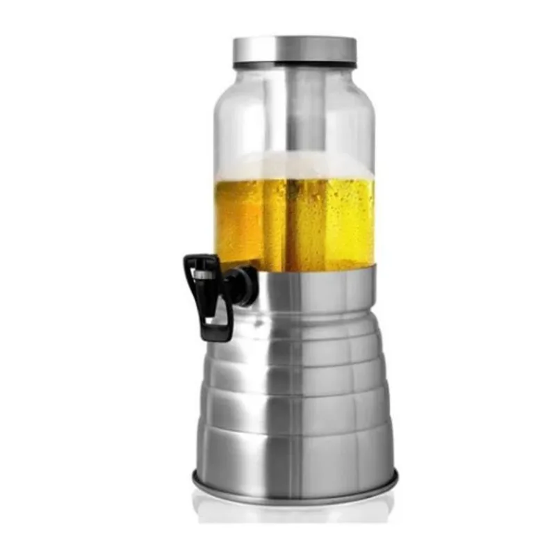 Torre De Chopp 2.2l - Vidro E Alumínio